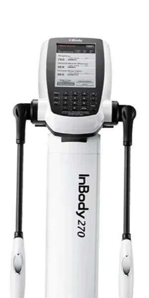 The InBody body-composition analyzer used for scans at Flow Strength in Rockland, Maine